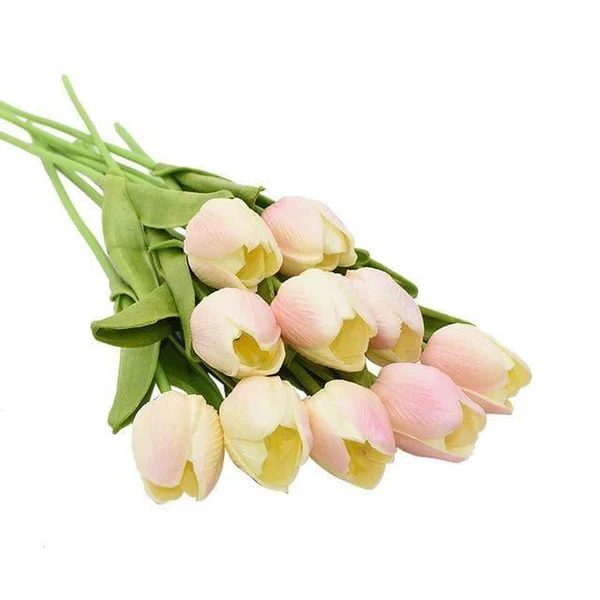 10x Artificial Tulips Flowers - Image 4