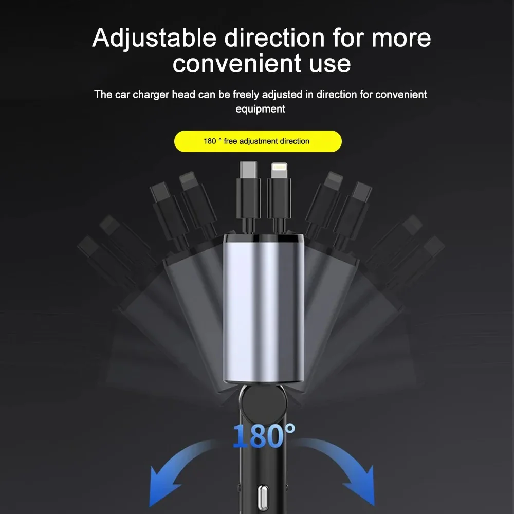 120W Retractable Car Charger - Image 3