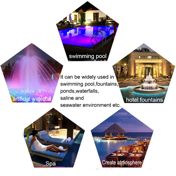 15W LED Stainless Steel Wall-Mounted Pool Light Landscape Underwater Light - Image 7