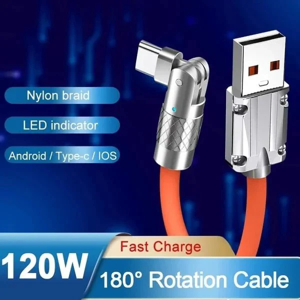 180° Rotating Fast Charge Cable - Image 4
