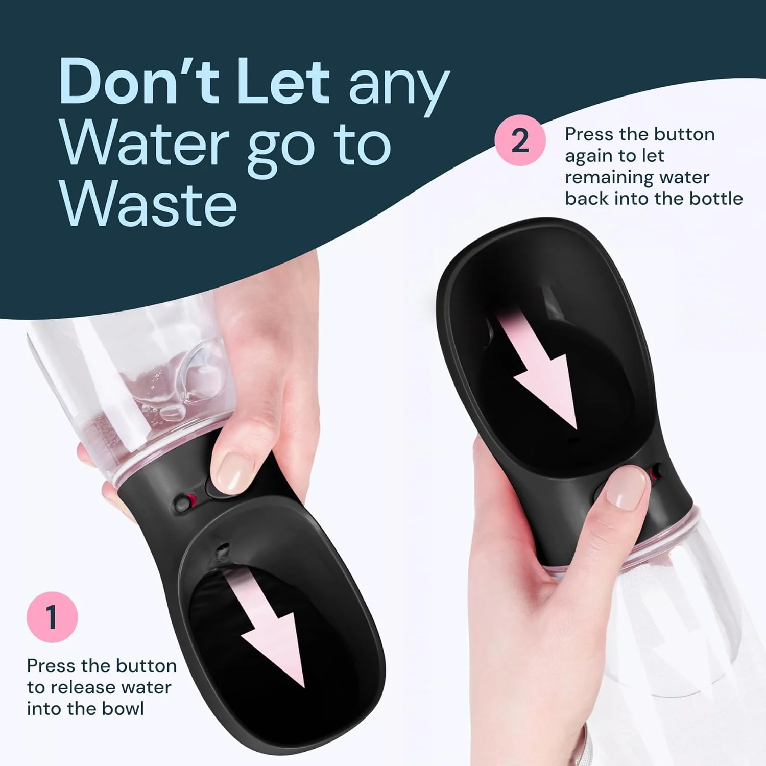 19 oz portable water bottle for dogs - Image 8