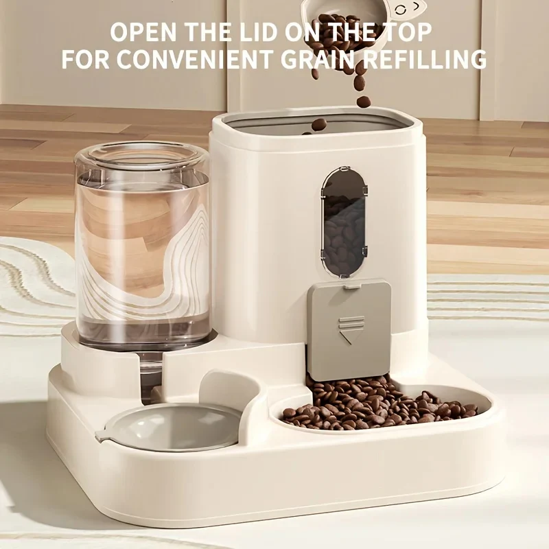 2 in 1 Dog and Cat Feeder with Water Dispenser - Image 2
