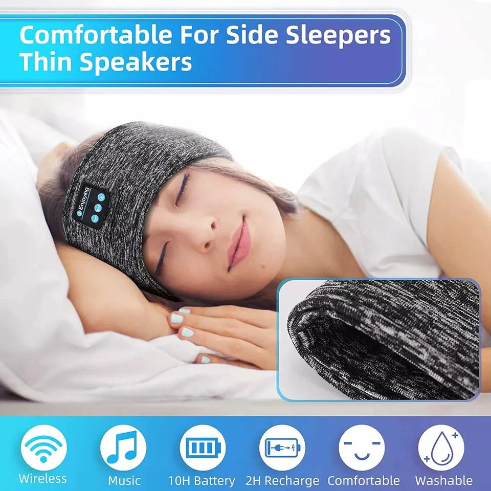 2-in-1 Wireless Sleeping Headphones, Sports Headband, for Sleeping, Workout, Jogging, Insomnia - Image 2