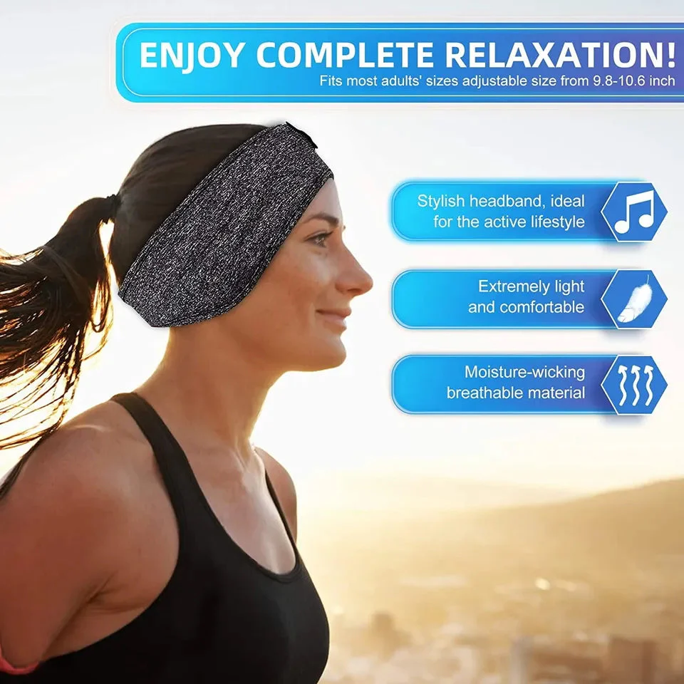 2-in-1 Wireless Sleeping Headphones, Sports Headband, for Sleeping, Workout, Jogging, Insomnia - Image 3