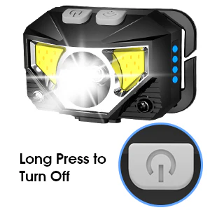 2-Pack Ultra-Bright Led Rechargeable Headlamp Flashlight Waterproof And Motion Sensor - Image 4