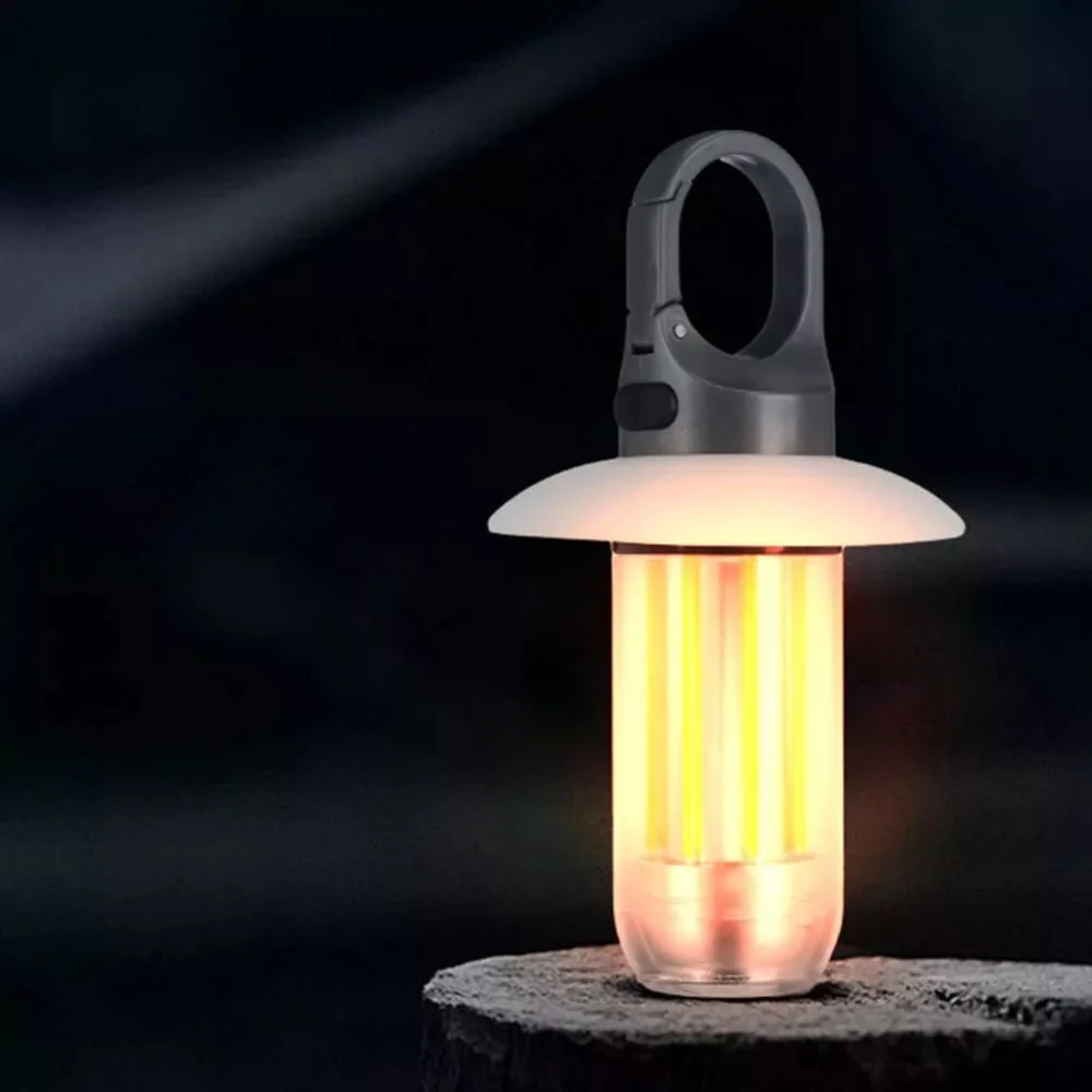 2 PCS LED Rechargeable Tent Light Camping Lantern - Image 2