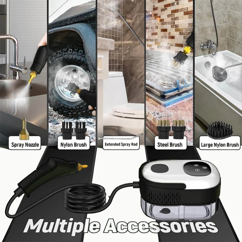 2500W High Pressure Steam Cleaner with Gloves - Image 11