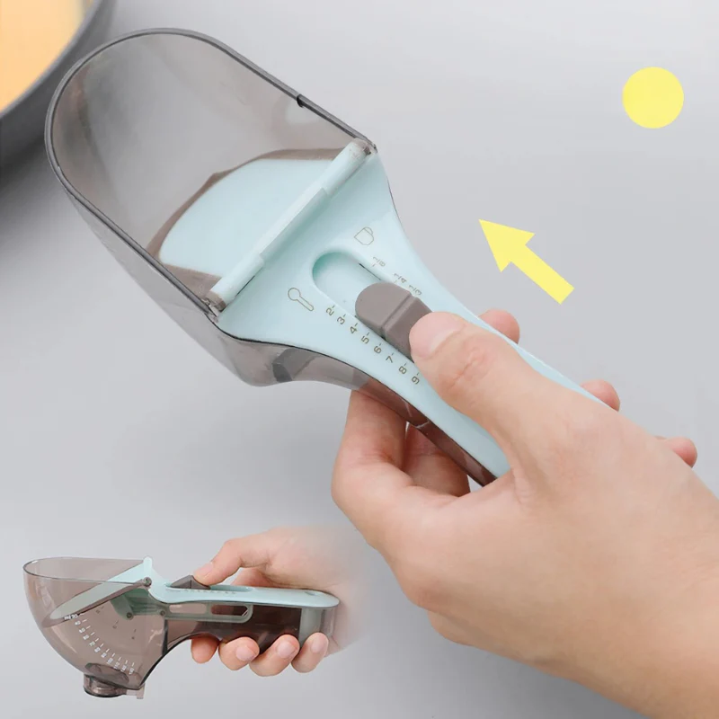 2Pcs Adjustable Measuring Cup And Measuring Spoon - Image 3
