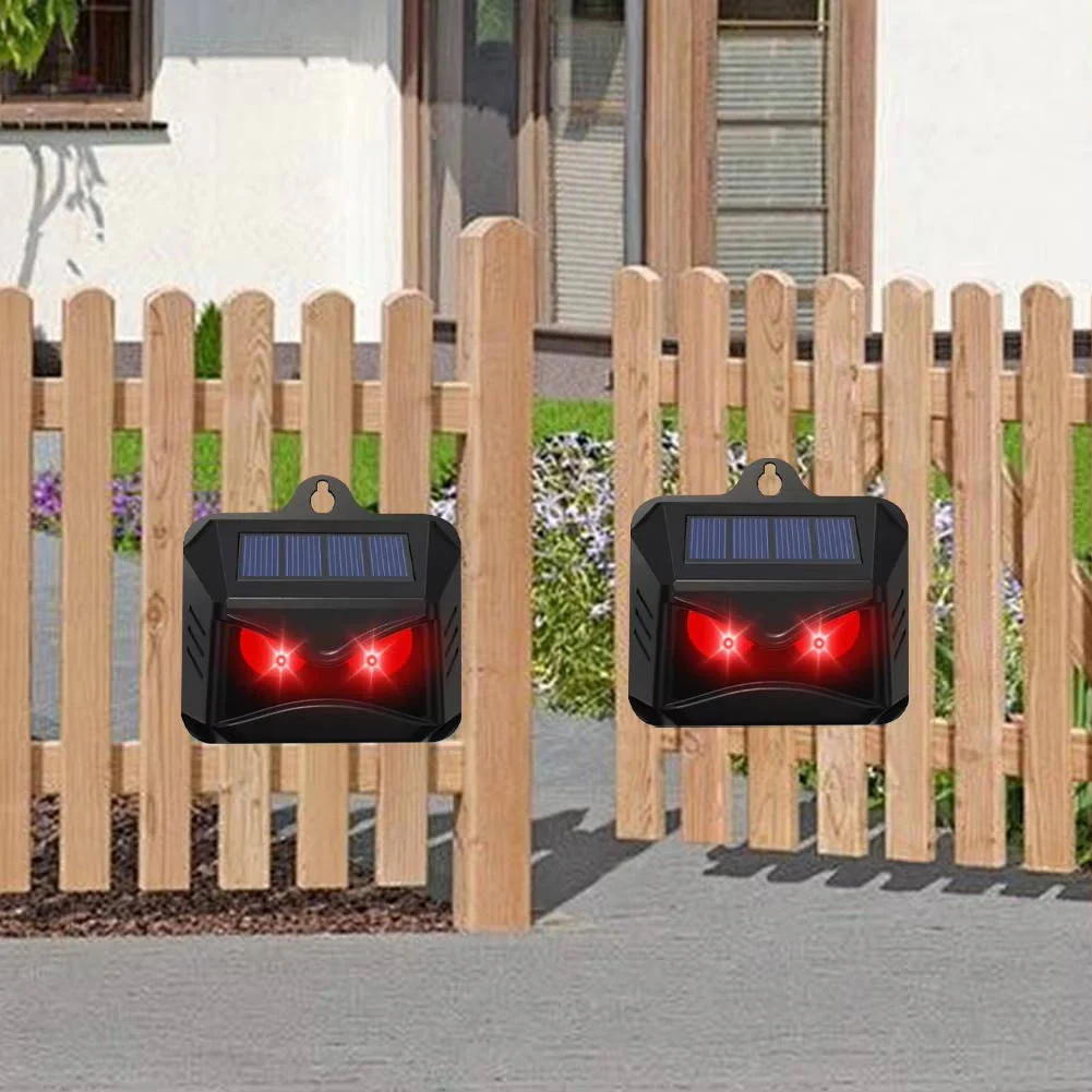 2pcs Solar Powered Ultrasonic Animal Repellent - Image 5
