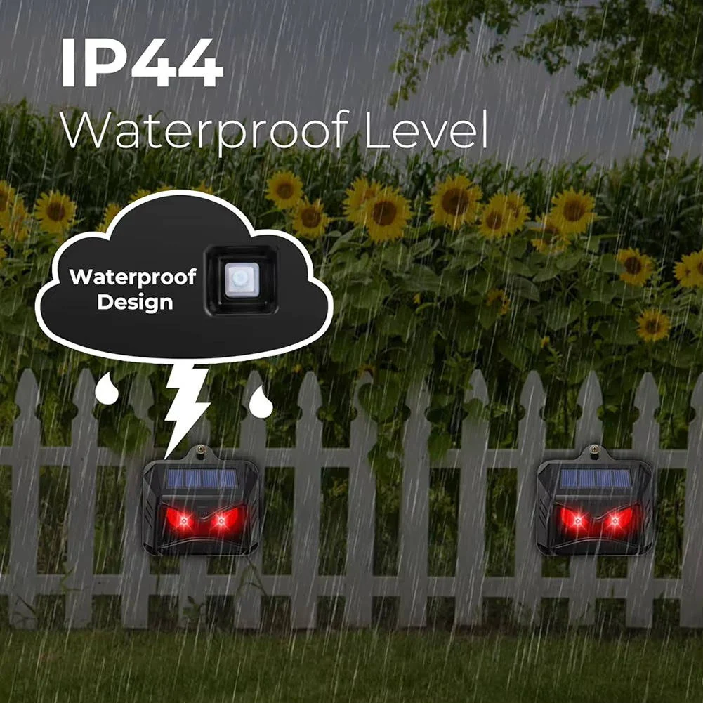 2pcs Solar Powered Ultrasonic Animal Repellent - Image 7