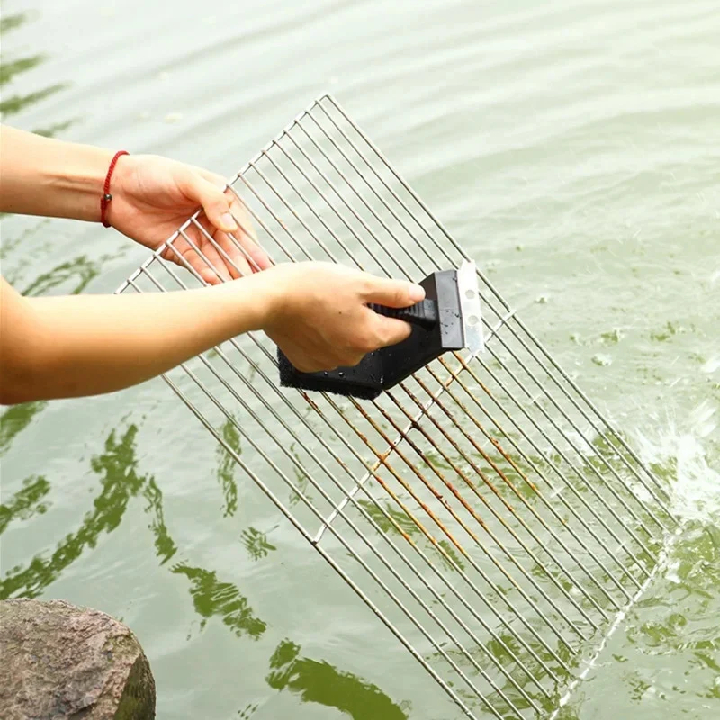 3 in 1 Right Angle Barbecue Grill Brush - Image 2