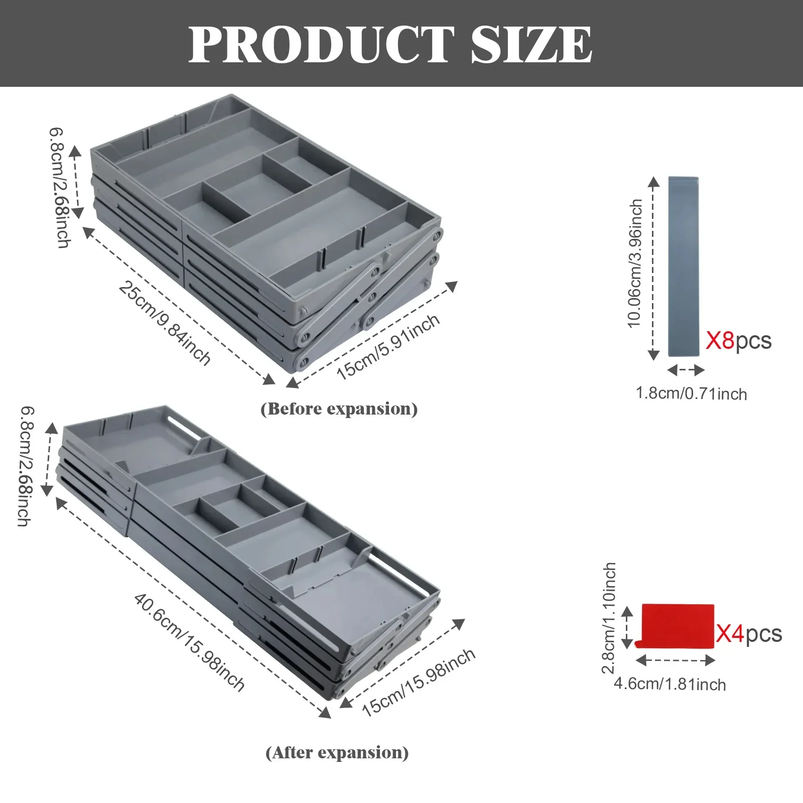 3-Tier Drawer Organizer - Image 4