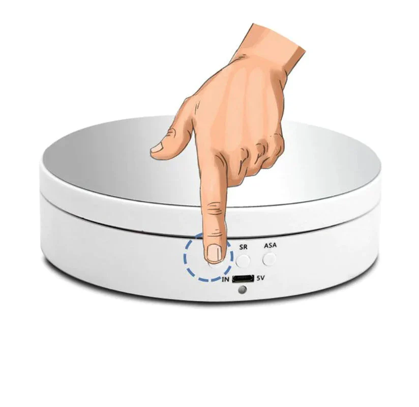360° Electric Motorized Rotating Display Rack - Image 3