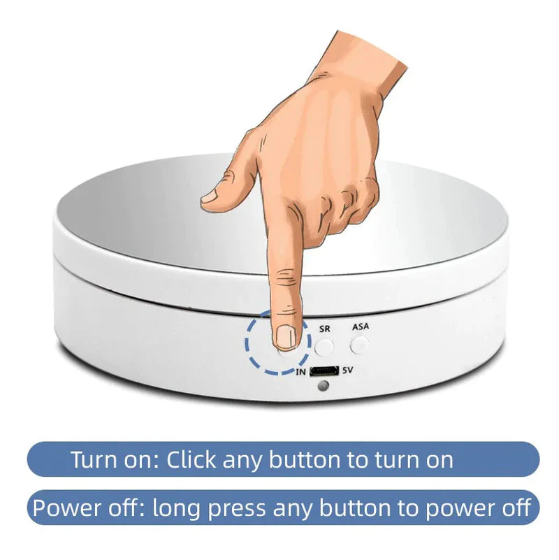 360° Electric Motorized Rotating Display Rack - Image 8