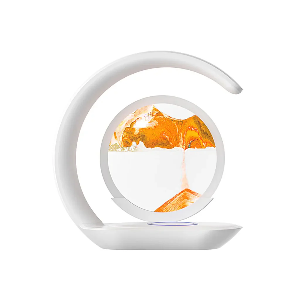3D Sand Art Table Lamp with Wireless Charger - Image 6