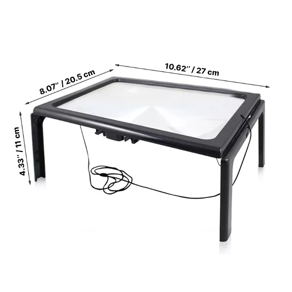 3x Magnifying Glass For Reading With LED Light - Image 2