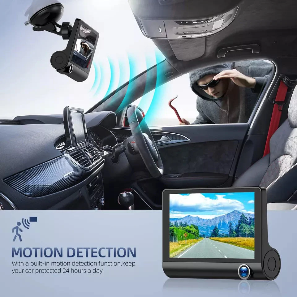 4" Touch Screen Front and Rear Dash Cam - Image 5