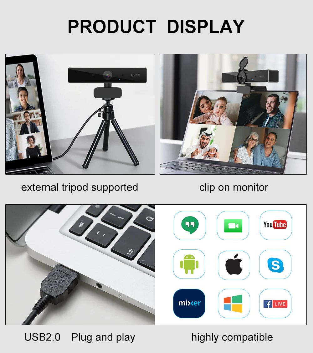 4k Ultra High Resolution Webcam - Image 7