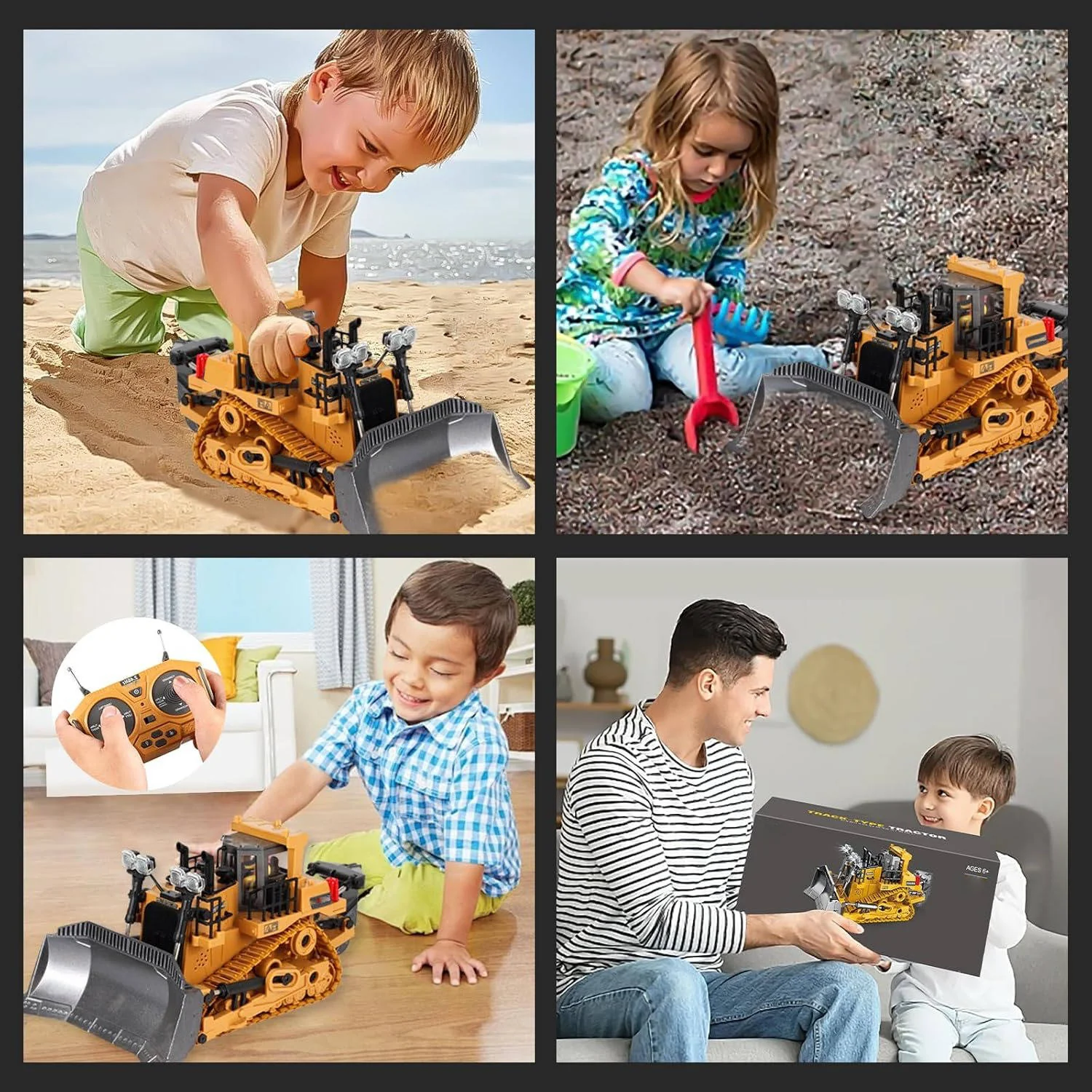 4WD Remote Control Excavator Bulldozer Dump - Image 12