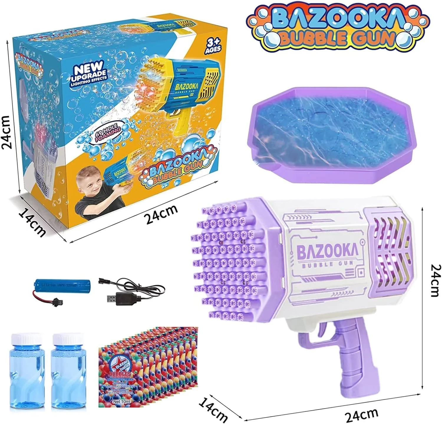 Bubble Gun Blaster Toy - Image 3