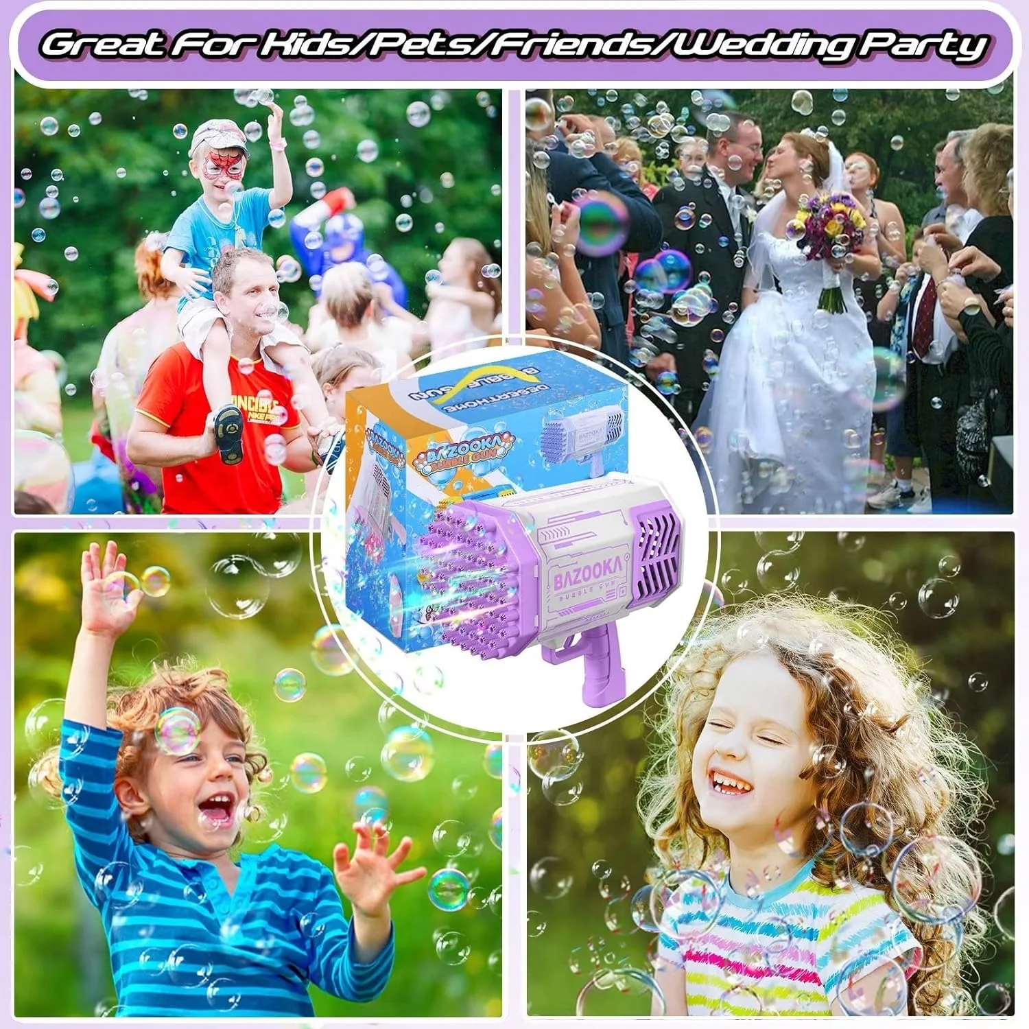 Bubble Gun Blaster Toy - Image 5