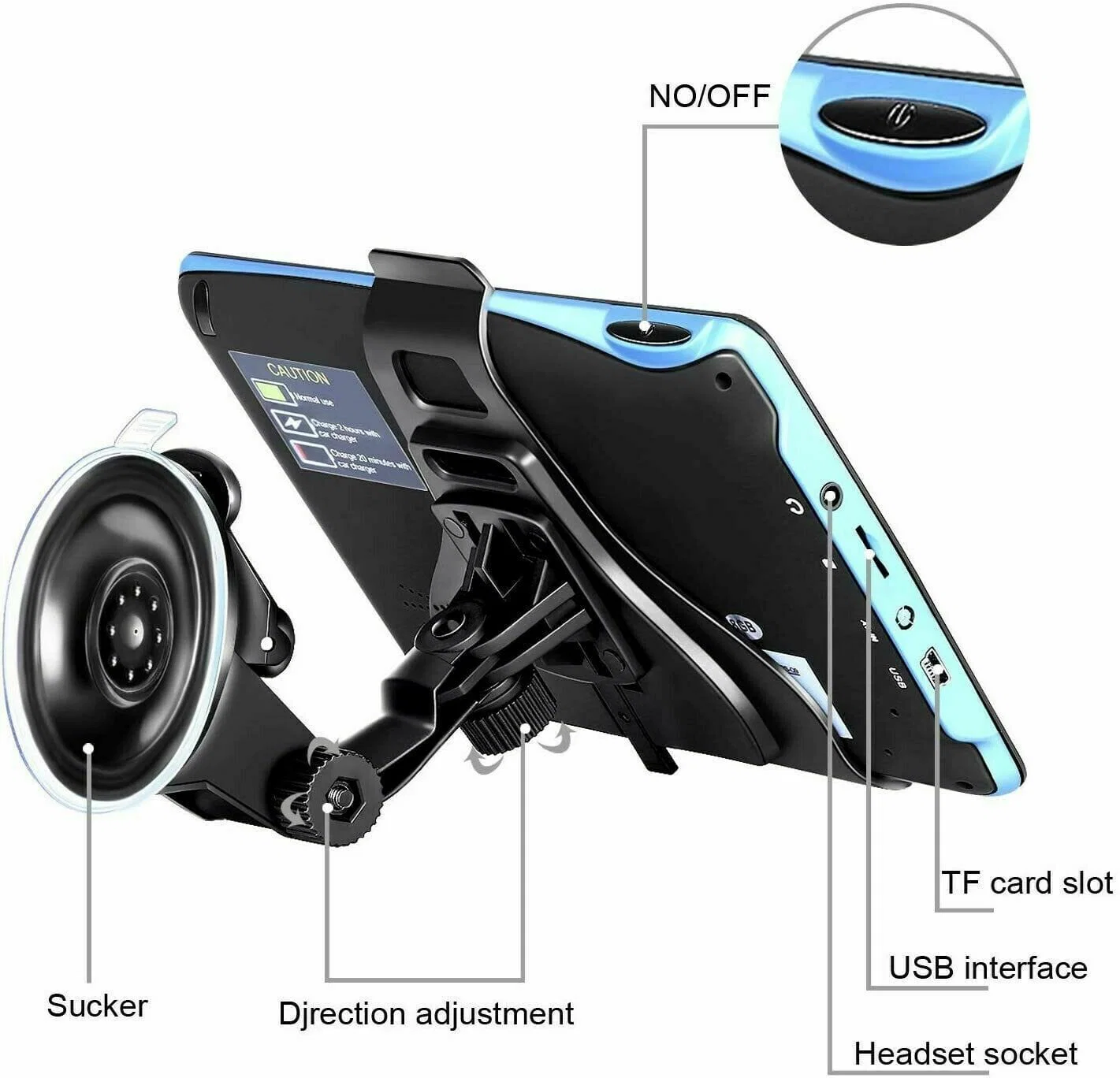 7 Inch GPS Navigation System for Car & Truck - Image 5