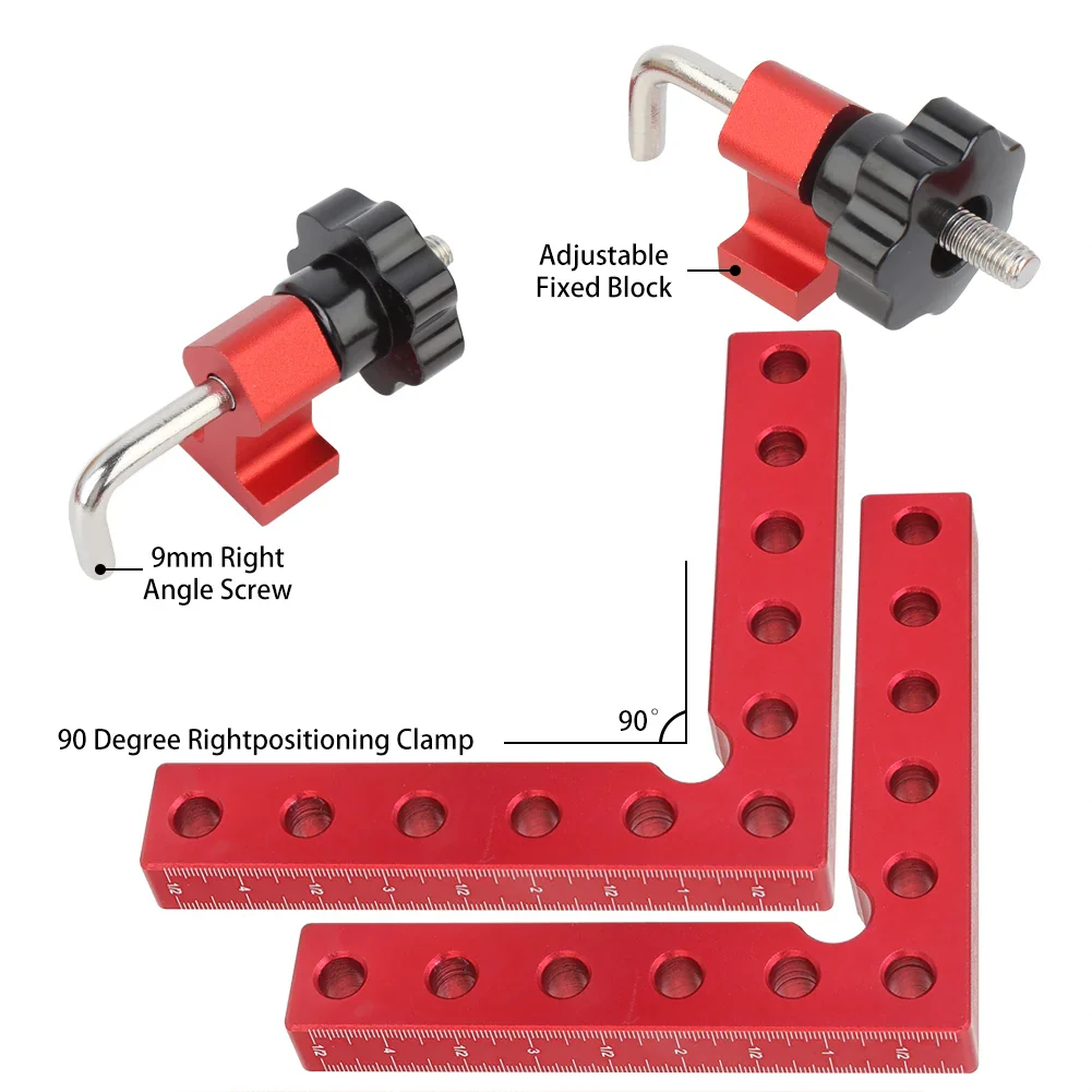 90° 120mm Woodworking Clamps - Image 3