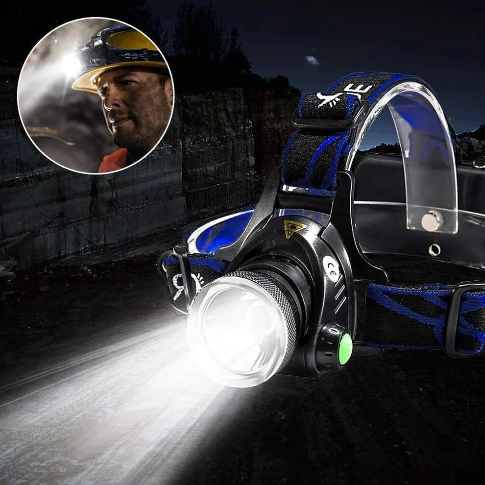 990000LM Rechargeable LED Headlamp - Image 11