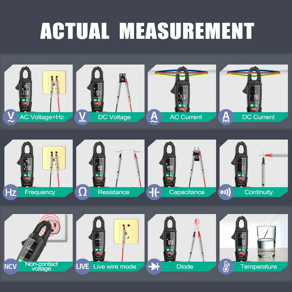 AC DC Clamp Electric Meter - Image 9