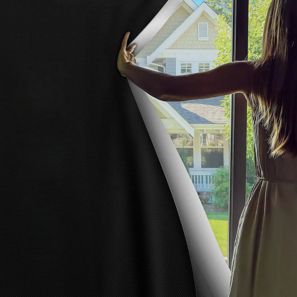 Adhesive Blackout Sun Blocking Window Cover Shade - Image 3