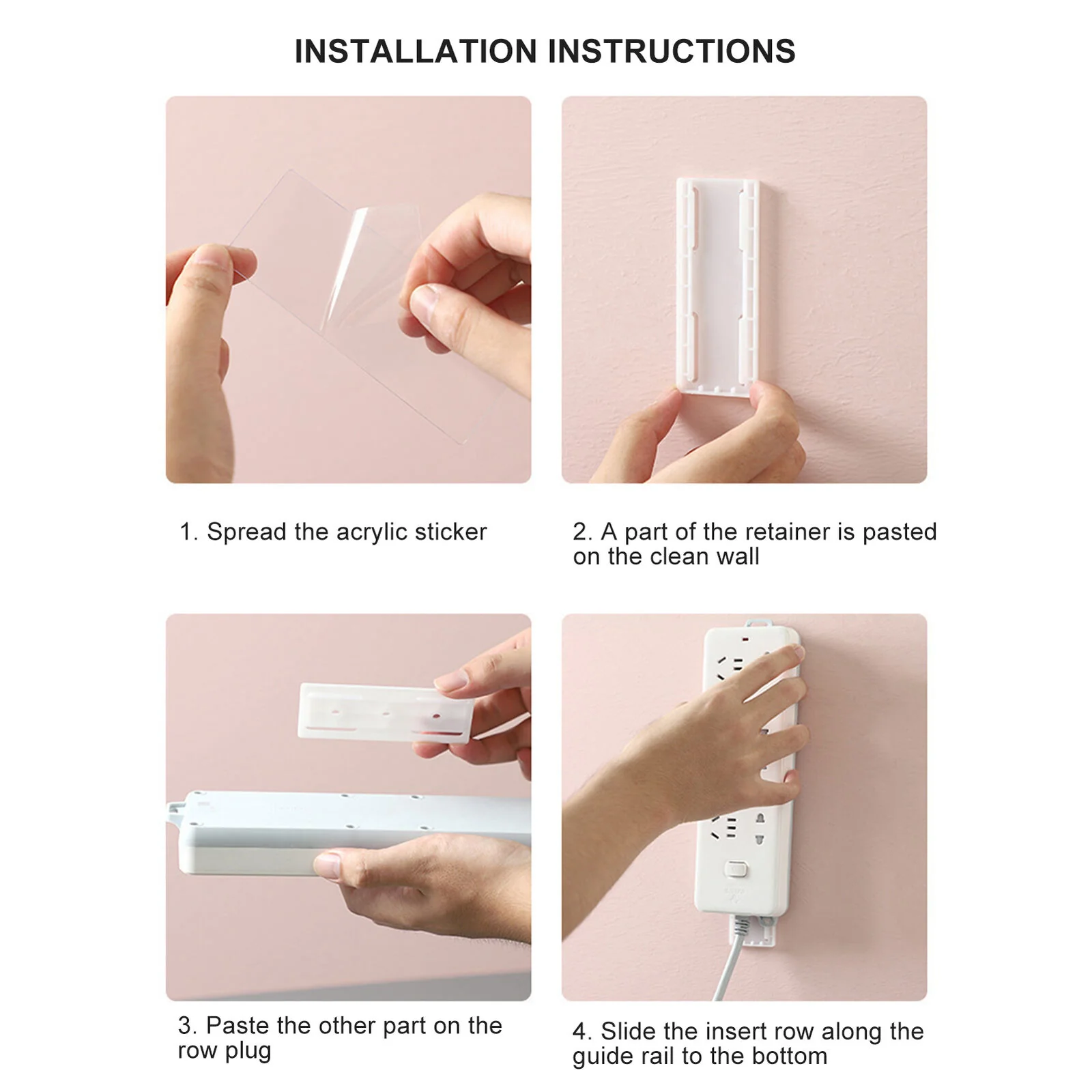 Adhesive Punch-free Socket Holder - Image 7