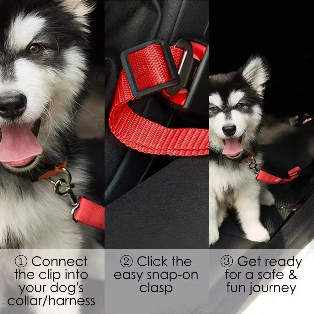 Adjustable Dog Seat Belt - Image 4