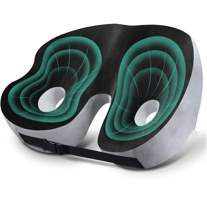 Adjustable Memory Foam Sit Bone Relief Seat Cushion - Image 14