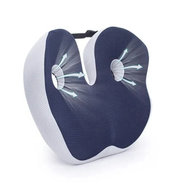 Adjustable Memory Foam Sit Bone Relief Seat Cushion - Image 6