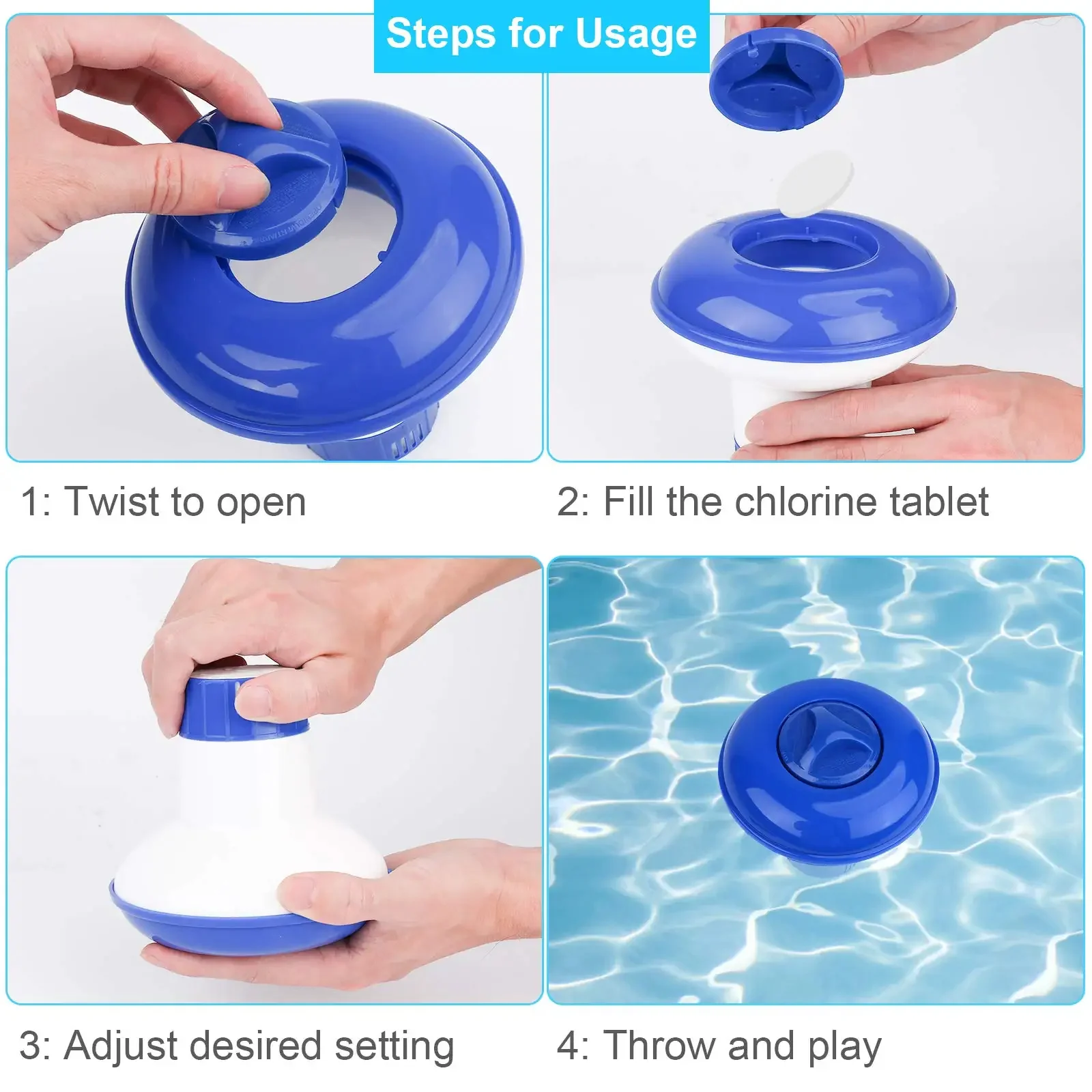 Adjustable Pool Chlorine Floater - Image 3