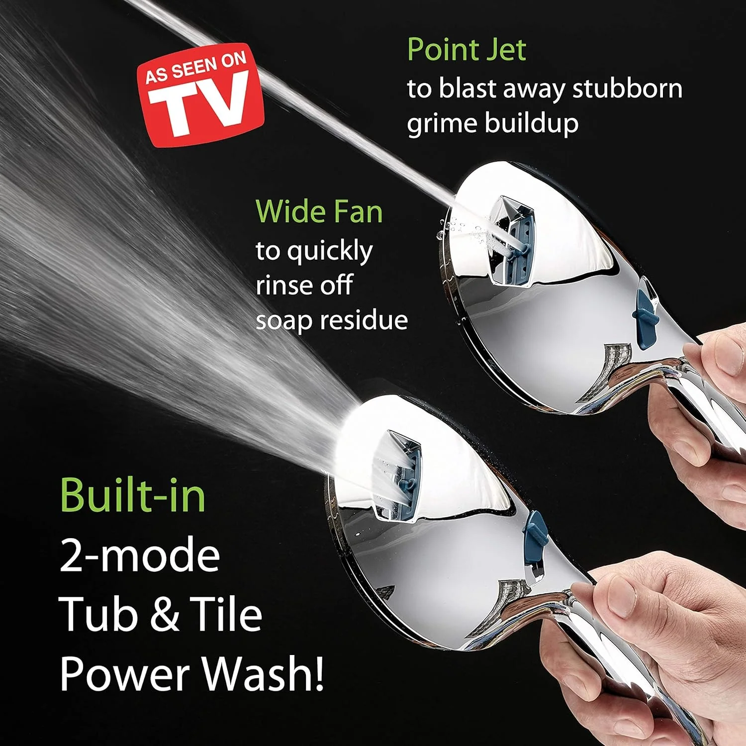 Adjustable Pressure Handheld Shower Head With A Hose - Image 8