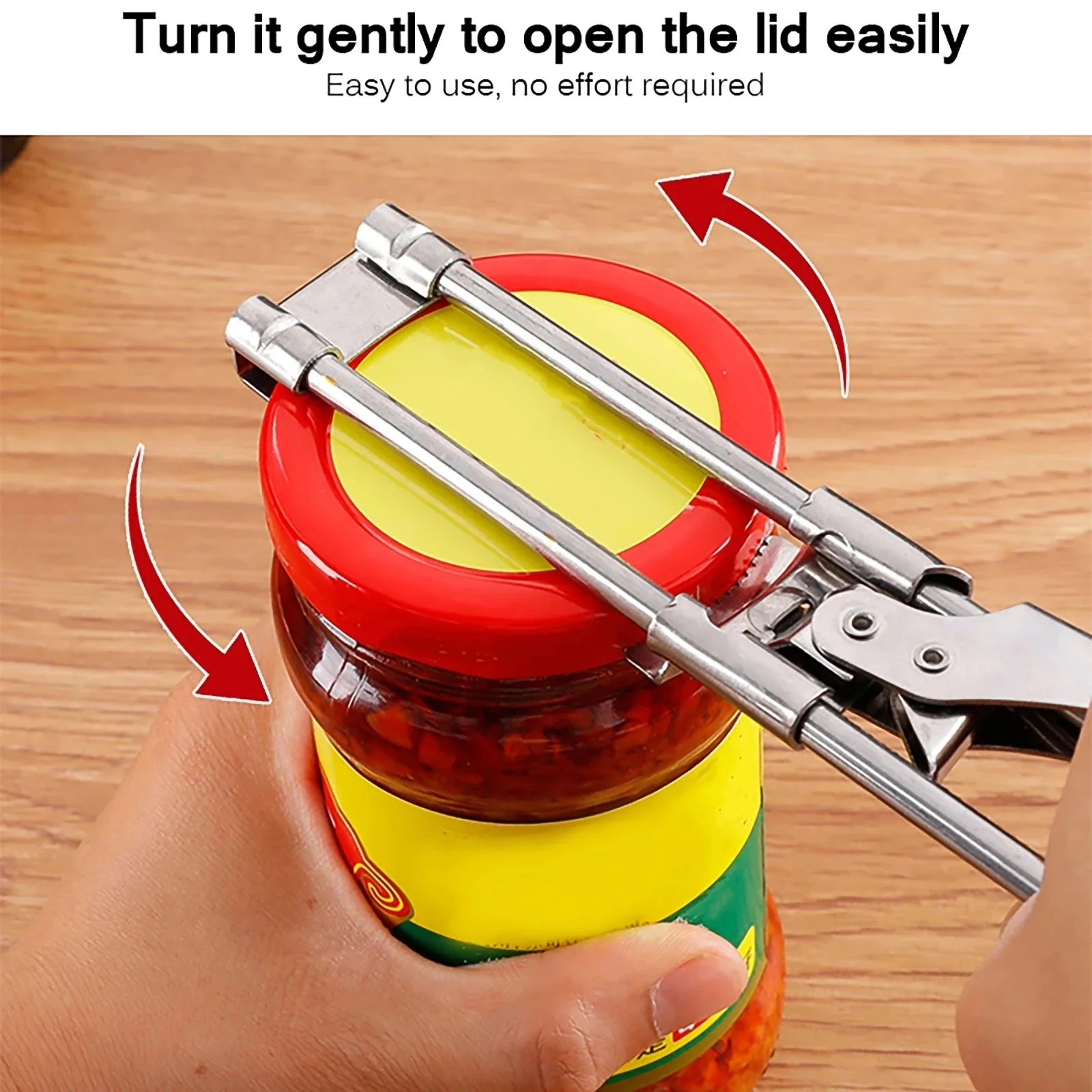 Adjustable Stainless Steel Multi Function Jar Opener - Image 6
