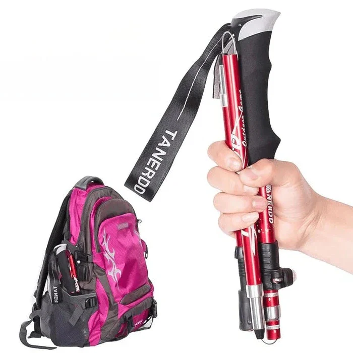 Adjustable Trekking Poles - Foldable Telescopic Pole - Image 3