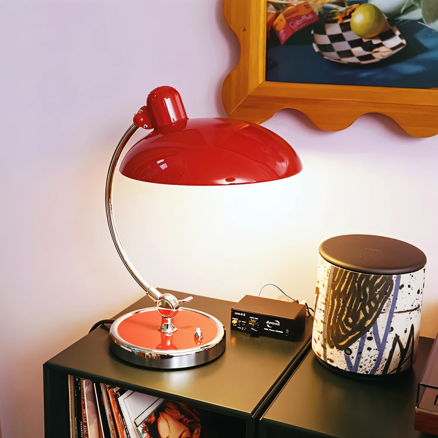 Adjustable Vintage Iron Dome Desk Lamp - Image 2