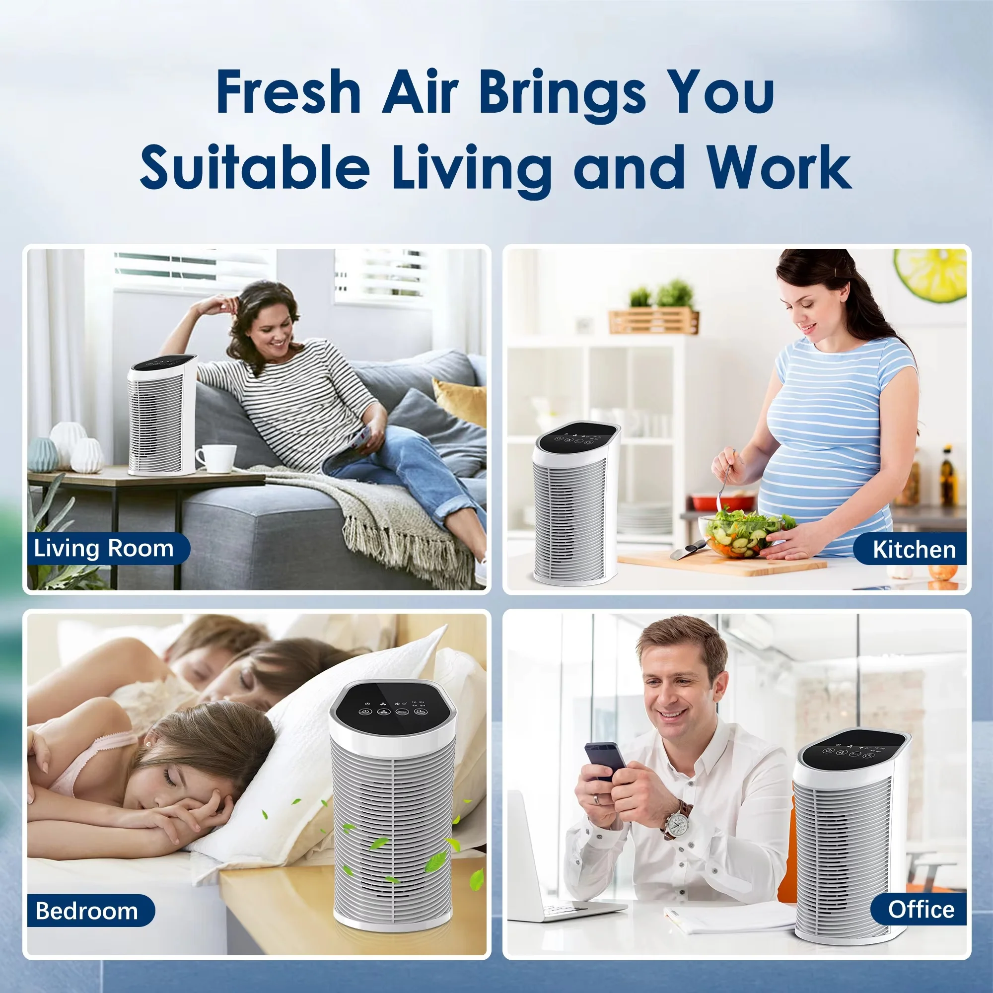 Air Purifier HEPA Filter For Indoor 200 Square - 99.9% Removal - Image 7