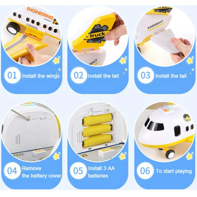 Airplane Toy Set For Kids - Image 5
