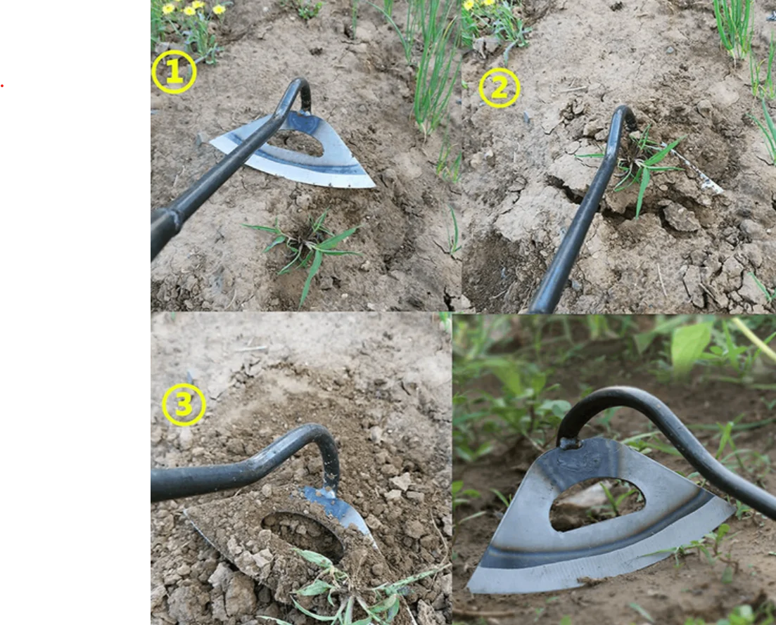 All Steel Hollow Hoe For Gardening - Image 5