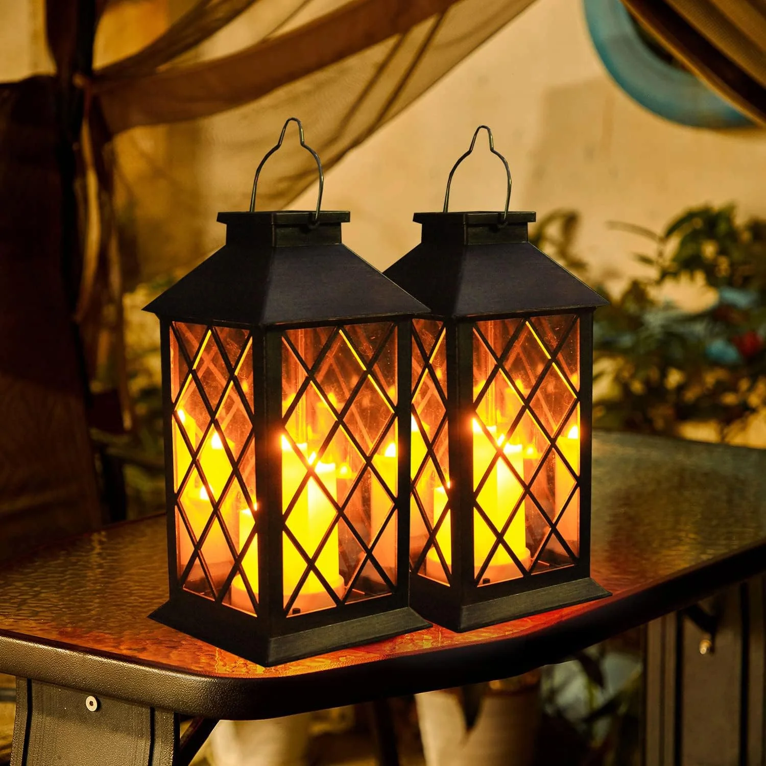 All Weather Garden Hanging Lantern - Image 4