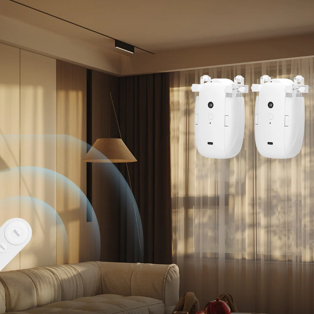 Automatic Robot Curtain Opener with Remote - Image 2