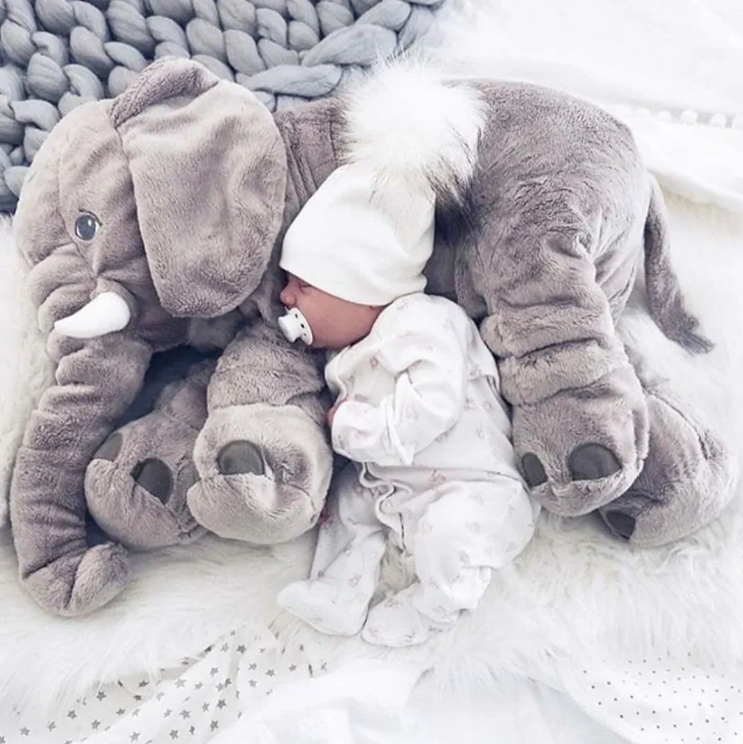 Baby Elephant Cuddle Pillow - Image 6