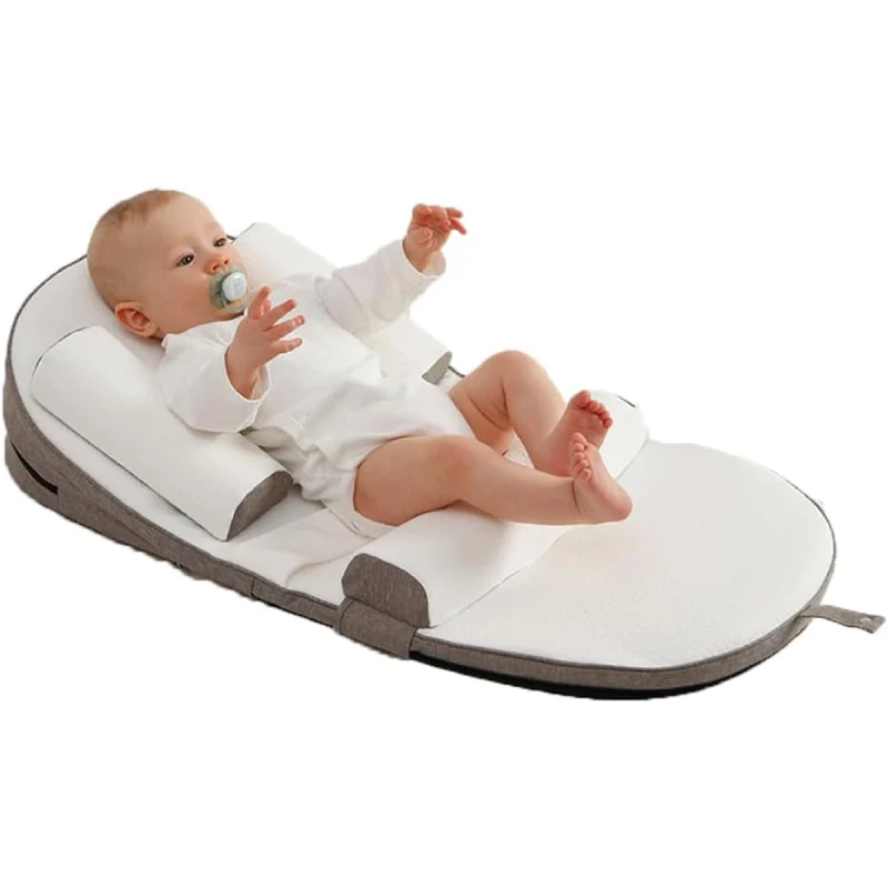 Baby Wedge Side Sleeping Pillow Bed Reflux Anti Roll Newborn Bed - Image 6