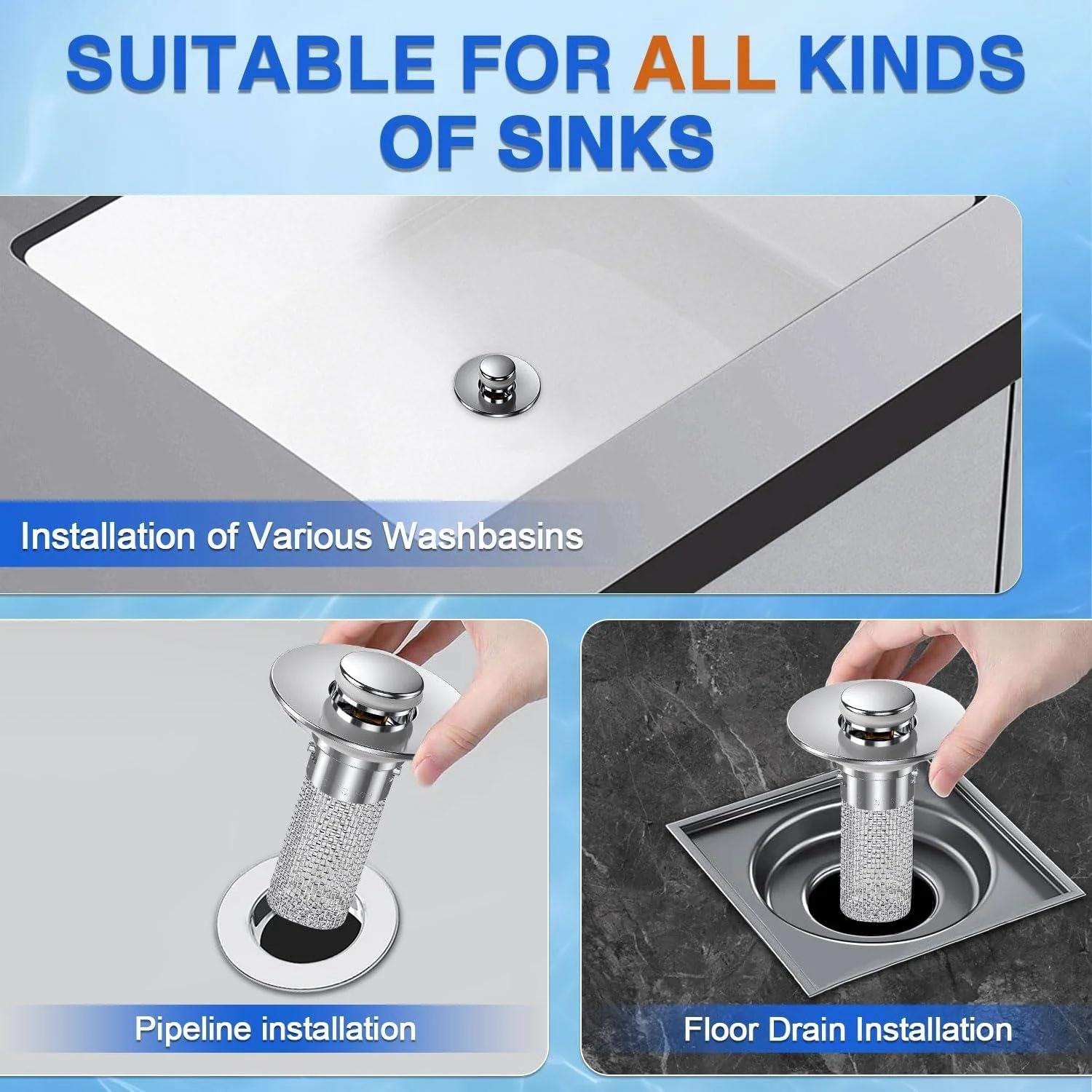 Bathroom Sink Drain Stopper - Image 2