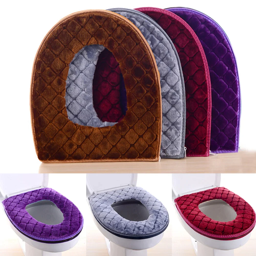 Bathroom Toilet Seat Cover (37x44cm) - Image 4