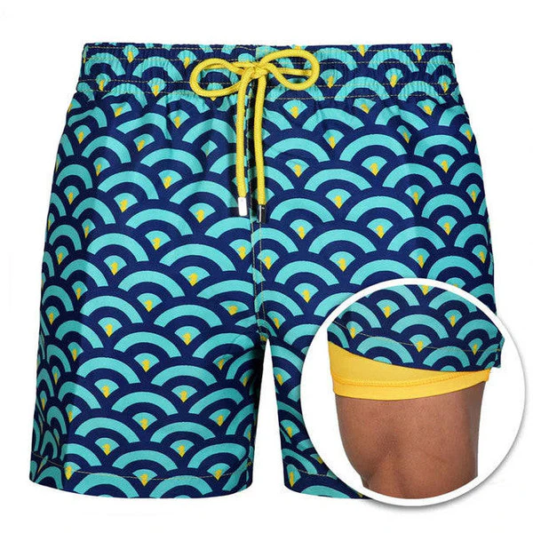 Beach shorts with lining - Image 2
