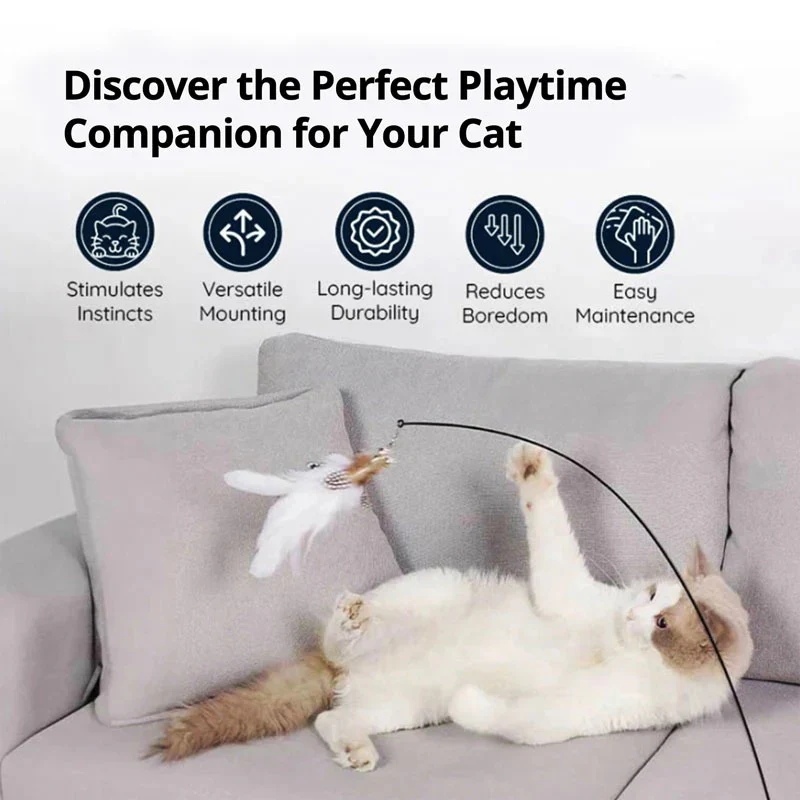 Bird Simulation Toy Set for Cats - Image 2